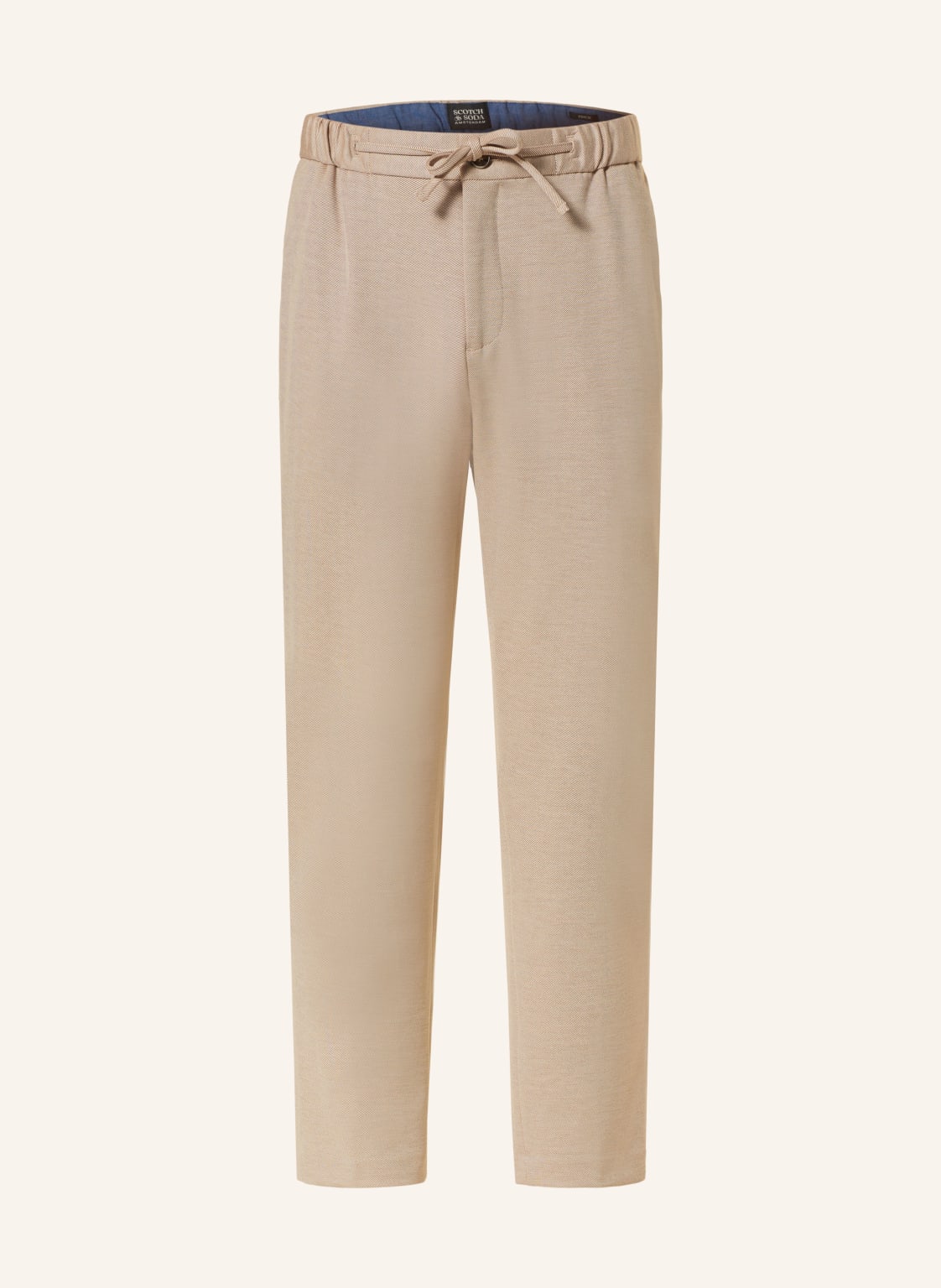 Scotch & Soda Hose Im Jogging-Stil Regular Tapered Fit beige von Scotch & Soda