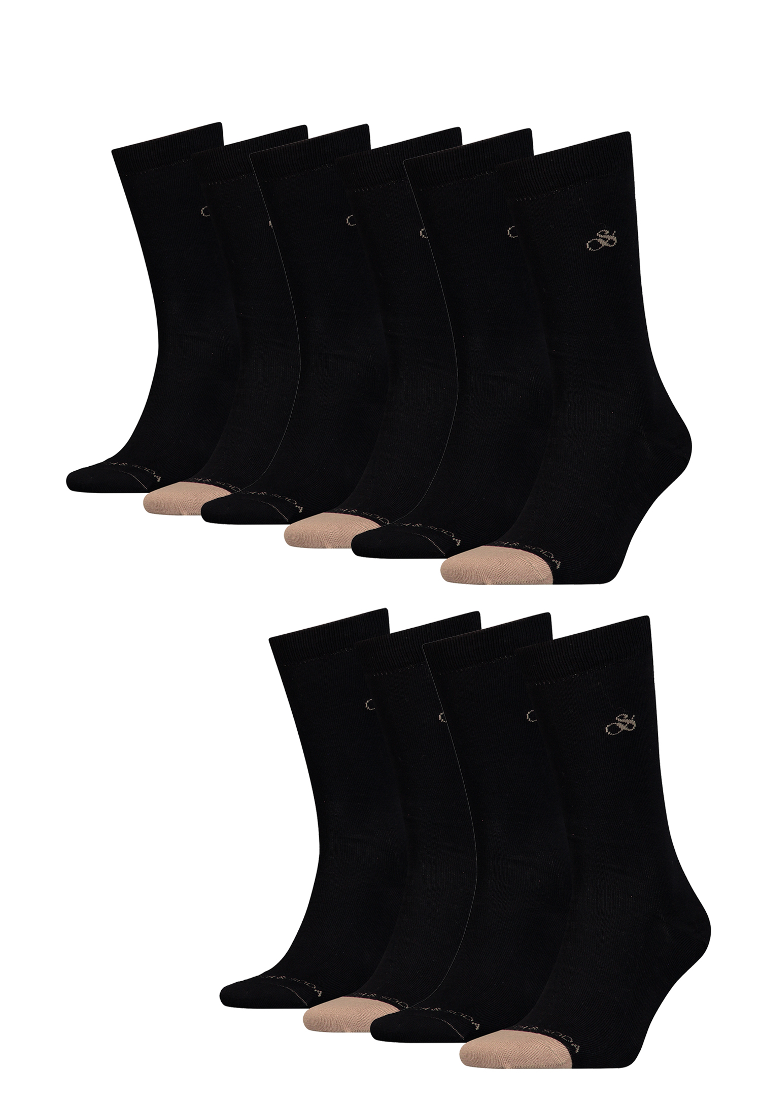 Scotch & Soda Klassische Business Herrensocken im 10er Pack von Scotch & Soda