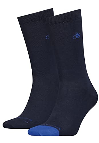 Scotch & Soda Klassische Business Herrensocken im 2er Pack, Farbe:Navy, Socken & Strümpfe:43-46 von Scotch & Soda