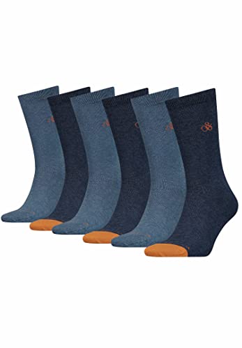 Scotch & Soda Klassische Business Herrensocken im 6er Pack, Farbe:Blue, Socken & Strümpfe:39-42 von Scotch & Soda