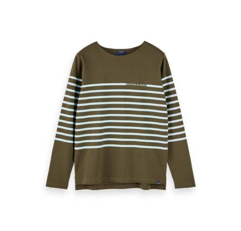 Scotch & Soda Langarmshirt Scotch & Soda Herren Langarmshirt Breton Stripes Shirt 156799 von Scotch & Soda