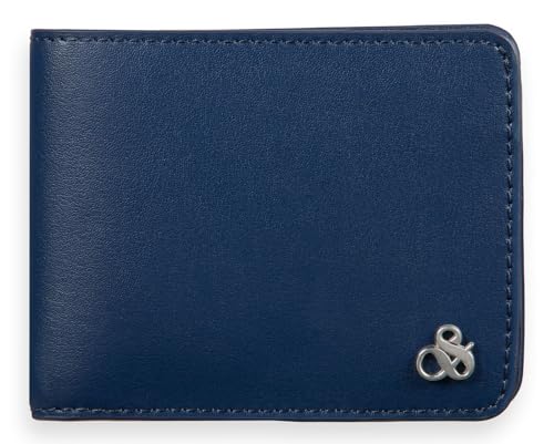 Scotch & Soda Leather Card Case Navy Blue von Scotch & Soda