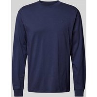 Scotch & Soda Longsleeve mit Logo-Stitching in Dunkelblau, Größe M Scotch & Soda Longsleeve mit Logo-Stitching in Dunkelblau, Größe M von Scotch & Soda