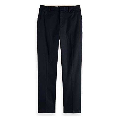 Scotch & Soda Maison Damen Abott-Mid Rise Tapered Chino In Organic Cotton Hose, Night 0002, 29/34 von Scotch & Soda