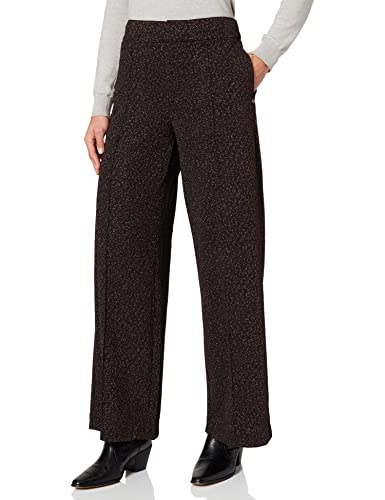 Scotch & Soda Maison Damen High Rise Jersey Shiny Pattern Wide-Leg Pants Hose, Combo K 0590, L von Scotch & Soda