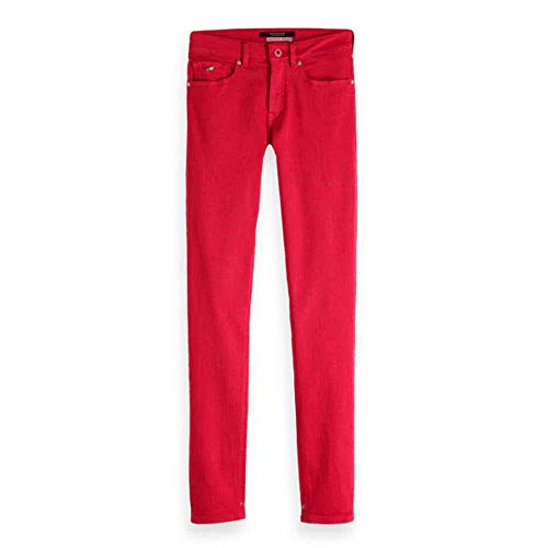 Scotch & Soda Maison Damen La Bohemienne Slim Jeans, Rosa (Pink Pier 2909), 27W / 30L von Scotch & Soda