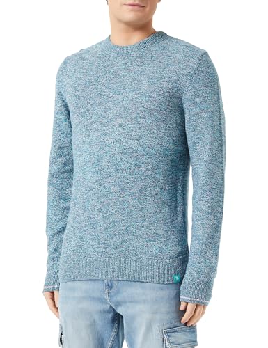 Scotch & Soda Men's Melange Crew Neck Pull Over Pullover Sweater, Seaglass Green, S von Scotch & Soda