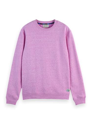 Scotch & Soda Herren Melange Sweatshirt, Iris Pink, L EU Scotch & Soda Herren Melange Sweatshirt, Iris Pink, L EU von Scotch & Soda