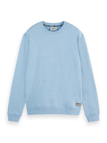 Scotch & Soda Herren Melange Sweatshirt, Spring Blue, L EU Scotch & Soda Herren Melange Sweatshirt, Spring Blue, L EU von Scotch & Soda