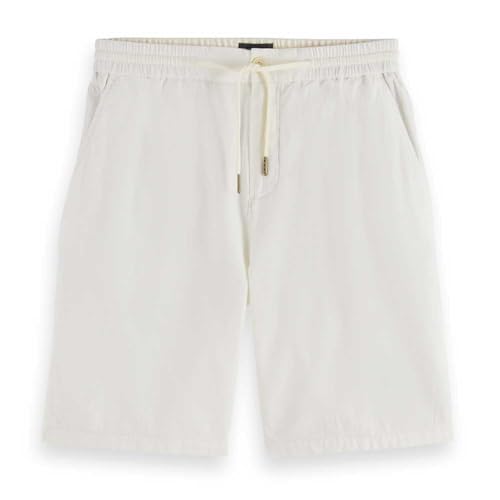 Scotch & Soda Herren Fave Bermuda Shorts, Off White, 32W Scotch & Soda Herren Fave Bermuda Shorts, Off White, 32W von Scotch & Soda