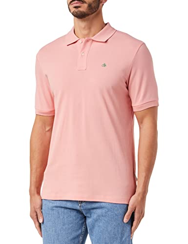 Scotch & Soda Men's Classic Organic Pique Polo Shirt, Flamingo 1197, L von Scotch & Soda