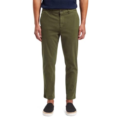 Scotch & Soda Men's Drift-Garment-Dyed Stretch Twill Chino, Algae 6895, 32W x 32L von Scotch & Soda