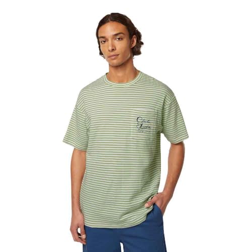 Scotch & Soda Men's Pocket T-Shirt, Pistachio Stripe, XXL von Scotch & Soda