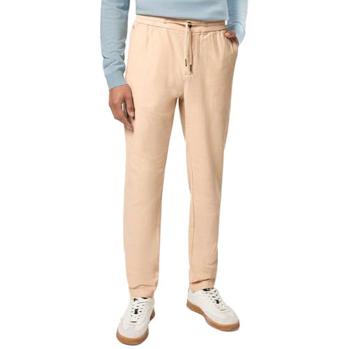 Scotch & Soda Men's Seasonal core-Warren Cotton-Linen Twill Jogger Casual Pants, Soft Camel, 33W x 32L von Scotch & Soda