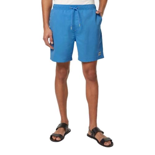 Scotch & Soda Men's Solid mid-Length Swimshort Board Shorts, Aqua Blue, L von Scotch & Soda