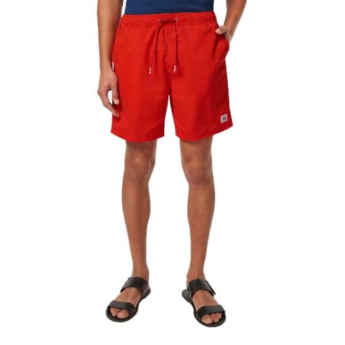 Scotch & Soda Men's Solid mid-Length Swimshort Board Shorts, Paprika, XL von Scotch & Soda