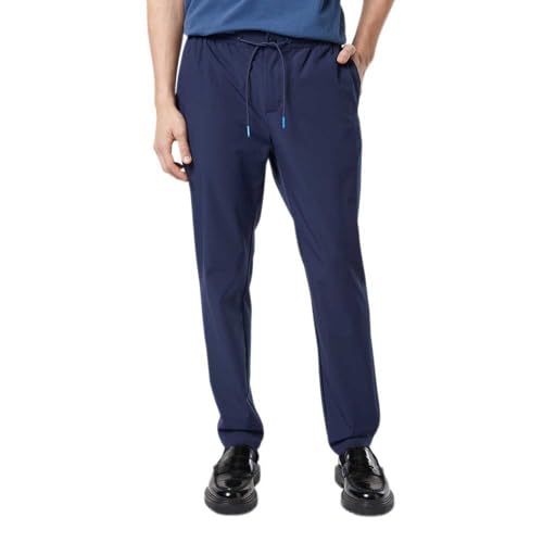 Scotch & Soda Men's Warren-Stretch Nylon-Blend Jogger Casual Pants, Navy, 36W x 34L von Scotch & Soda