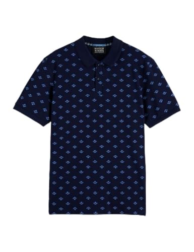 Scotch & Soda Micro Allover Print Jersey Regular Fit Polo Scotch & Soda Micro Allover Print Jersey Regular Fit Polo von Scotch & Soda