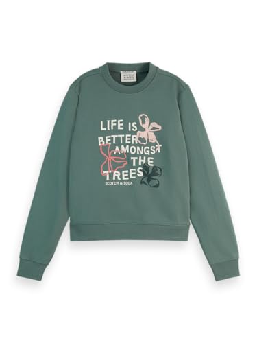 Scotch & Soda Puff Artwork Regular Fit Sweatshirt von Scotch & Soda