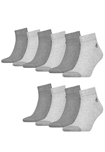 Scotch & Soda Quarter Socken für Herren im 10er Pack, Farbe:Grey Heather, Socken & Strümpfe:43-46 von Scotch & Soda