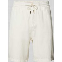 Scotch & Soda Regular Fit Bermuda mit Leinen-Anteil Modell 'FAVE' in Offwhite, Größe 30 von Scotch & Soda