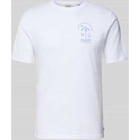 Scotch & Soda Regular Fit T-Shirt mit Motiv-Print in Weiss, Größe XL von Scotch & Soda