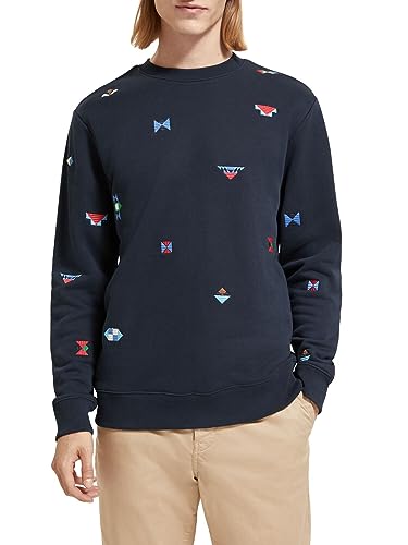 Scotch & Soda Regular - fit AOP Embroidery Sweatshirt von Scotch & Soda