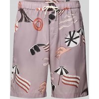 Scotch & Soda Relaxed Fit Bermudas mit Eingrifftaschen Modell 'FAVE' in Mauve, Größe L Scotch & Soda Relaxed Fit Bermudas mit Eingrifftaschen Modell 'FAVE' in Mauve, Größe L von Scotch & Soda