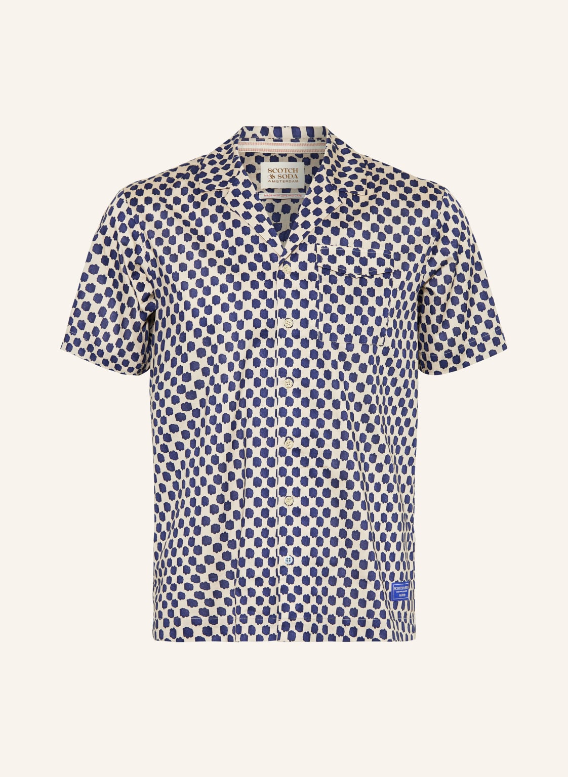 Scotch & Soda Resorthemd Regular Fit blau von Scotch & Soda