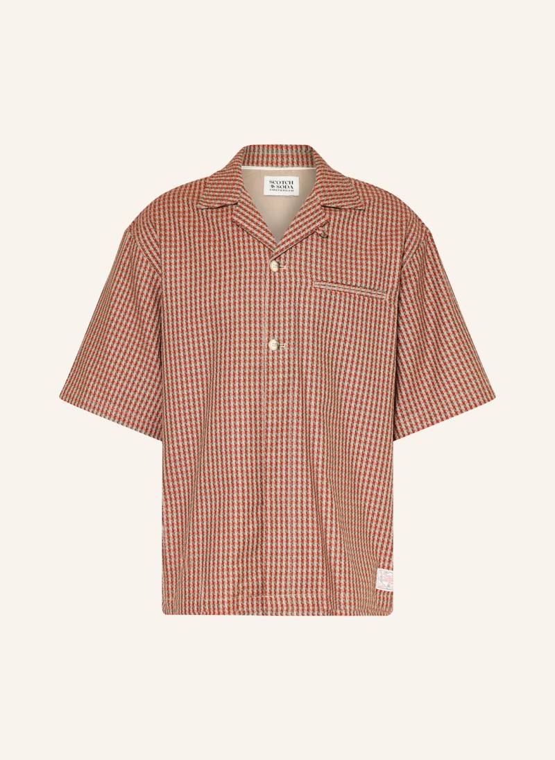 Scotch & Soda Resorthemd Relaxed Fit rot von Scotch & Soda