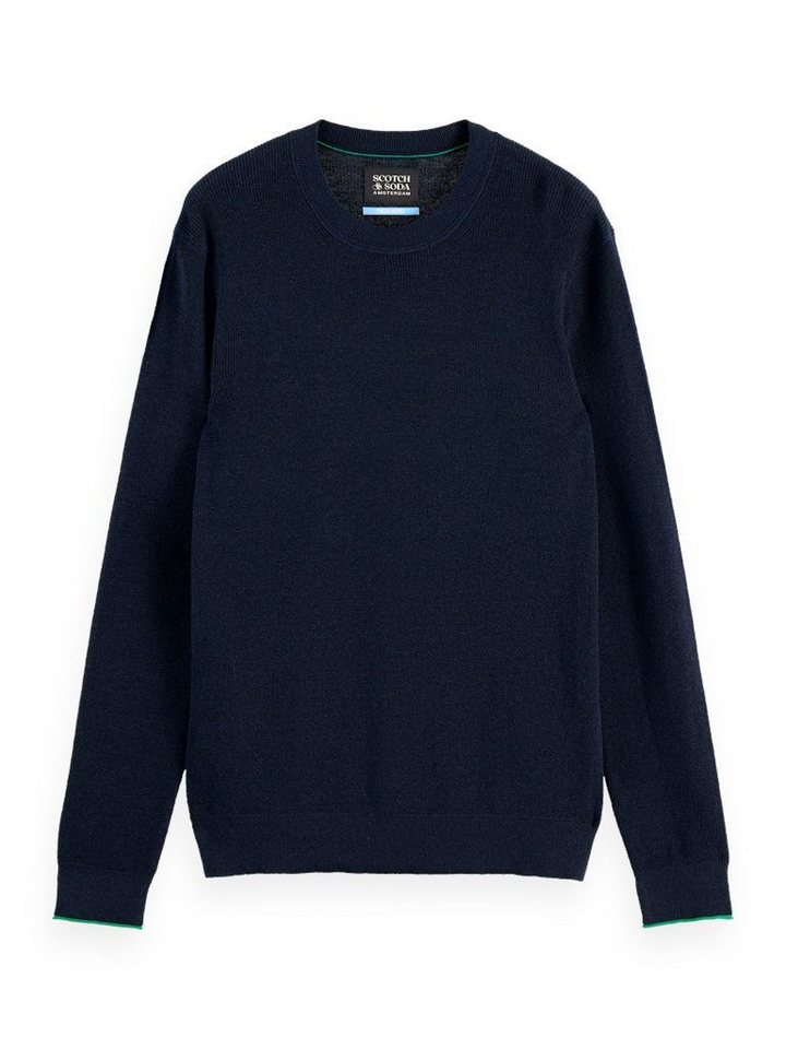 Scotch & Soda Rundhalspullover Linnen blend von Scotch & Soda