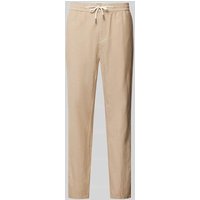 Scotch & Soda Straight Fit Hose in unifarbenem Design Modell 'WARREN' in Beige, Größe 30/32 von Scotch & Soda