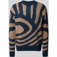 Scotch & Soda Strickpullover mit Rundhalsausschnitt Modell 'Hairy' in Multi Stylebop, Größe M von Scotch & Soda