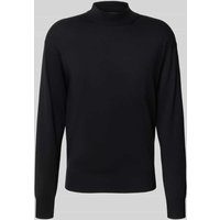 Scotch & Soda Strickpullover mit gerippten Abschlüssen in Black, Größe XXL von Scotch & Soda