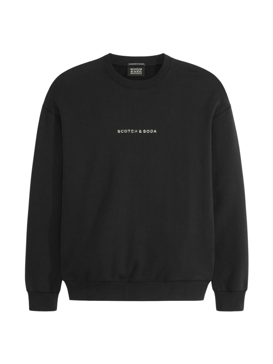Scotch & Soda - Sweatshirt mit Logo - Core schwarz - Gr. - XXL von Scotch & Soda