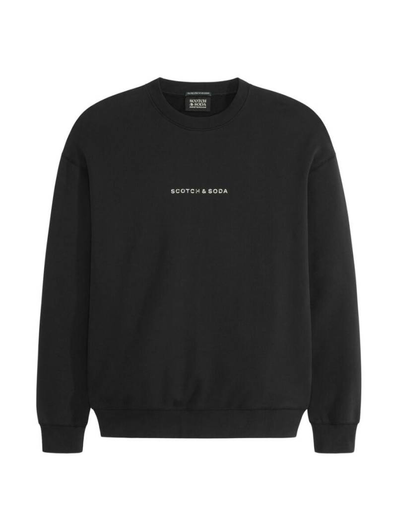 Scotch & Soda - Sweatshirt mit Logo - Core schwarz - Gr. - XXL von Scotch & Soda