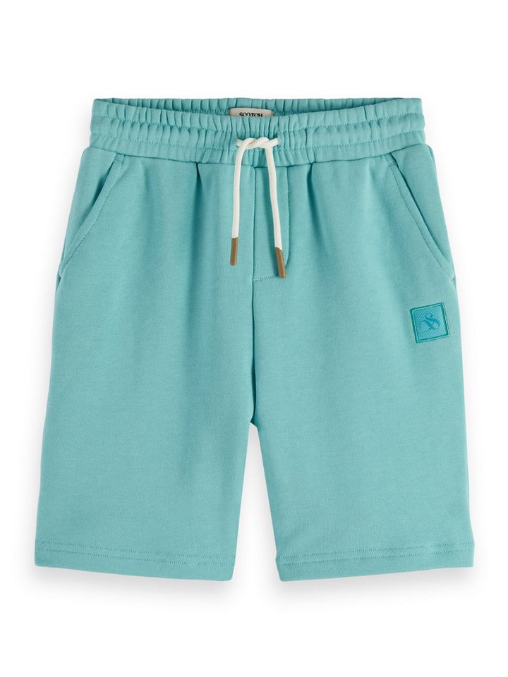 Scotch & Soda Sweatshorts SCOTCH & SODA Kinder sommerliche Shorts in "sea blue" mit Logo von Scotch & Soda