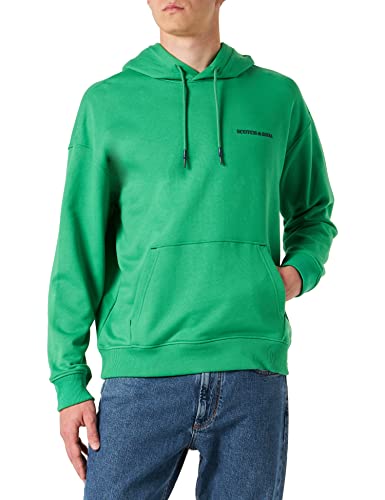 Scotch & Soda Unisex Hoodie In Organic Cotton Hooded Sweatshirt, Amazon Green 5612, XXL von Scotch & Soda