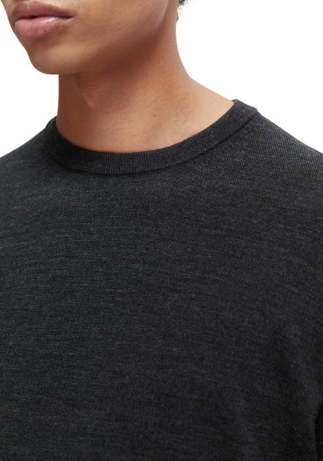 Scotch & Soda Wollpullover, Crewneck aus Merino Wolle von Scotch & Soda