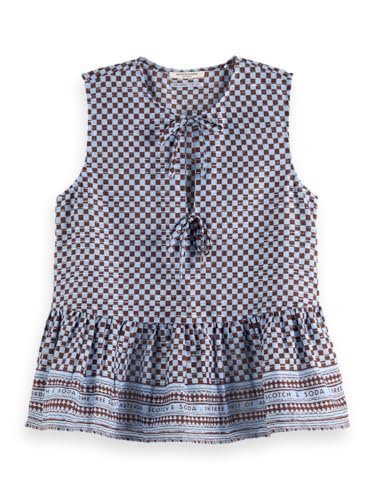 Scotch & Soda Women's Bow Details Top, Block Print, 42 Scotch & Soda Women's Bow Details Top, Block Print, 42 von Scotch & Soda