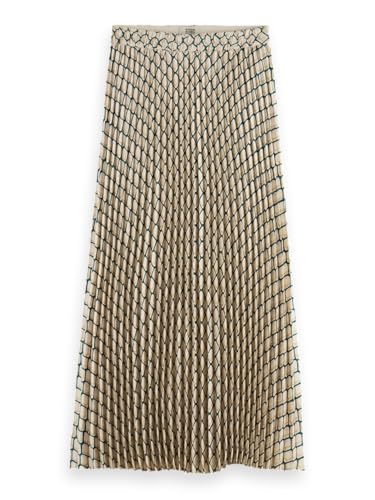 Scotch & Soda Women's Pleated Skirt, Doubles Net, L von Scotch & Soda