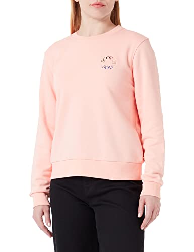 Scotch & Soda Women's Regular Fit Crewneck Sweater Sweatshirt, Blush Peach 5696, L von Scotch & Soda