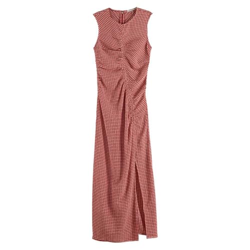 Scotch & Soda Women's Structured Gingham midi Casual Dress, Roadside Red/Cotton Candy, S Scotch & Soda Women's Structured Gingham midi Casual Dress, Roadside Red/Cotton Candy, S von Scotch & Soda