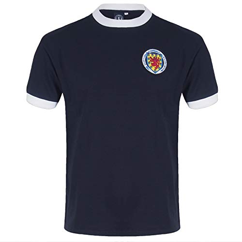 Schottland - Herren Retro-Trikot von 1967/ WM 1978 - Offizielles Merchandise - Geschenk für Fußballfans - Dunkelblau - 1967 Nr. 10 - S von Scotland