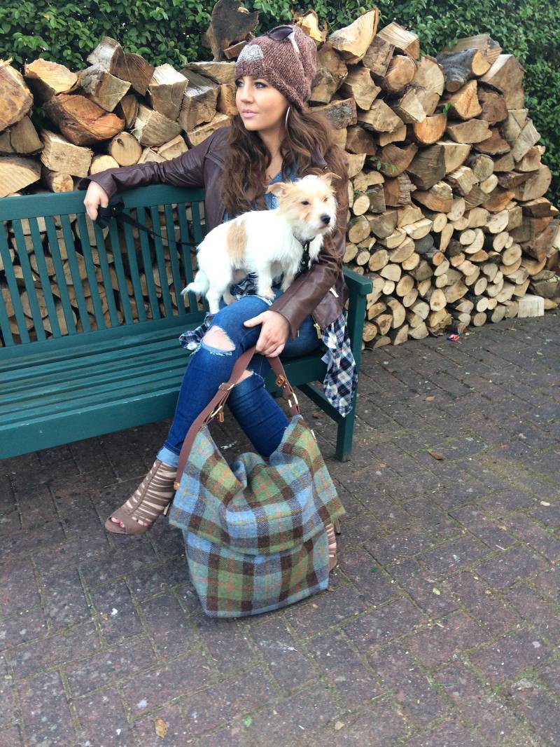 Harris Tweed Bag Weekender Travel Gift For Her Tartan Tote Harris Tweed Bag Weekender Travel Gift For Her Tartan Tote von Scotswhahae