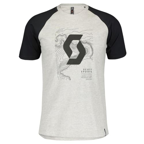 Scott Icon Raglan Freizeit T-Shirt grau/schwarz 2023: Größe: M (46/48) von Scott