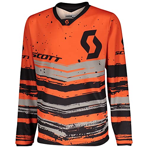 Scott 350 Noise Kids Kinder MX Motocross Jersey/DH Fahrrad Trikot orange/schwarz 2022: Größe: XL (164) von Scott