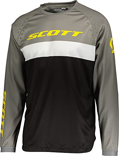 Scott 350 Swap Evo MX Motocross Jersey/DH Fahrrad Trikot lang schwarz/grau 2023: Größe: XXL (54/56) von Scott