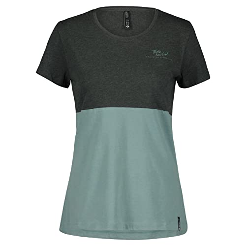 Scott Casual Contessa Damen Freizeit T-Shirt grau/grün 2022: Größe: L (40/42) von Scott