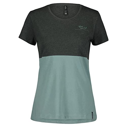 Scott Casual Contessa Damen Freizeit T-Shirt grau/grün 2022: Größe: S (36/38) von Scott